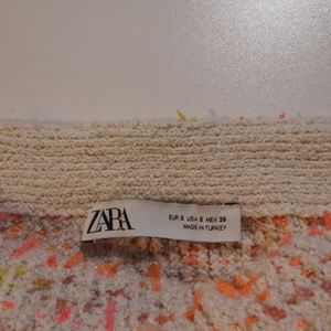 Zara Tweed Pattern Mini Skirt